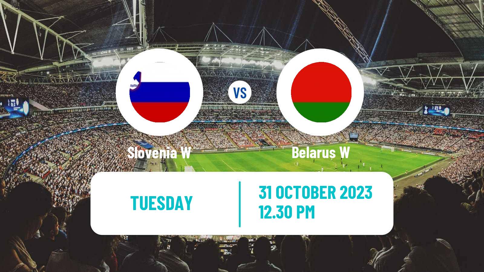 Soccer UEFA Nations League Women Slovenia W - Belarus W