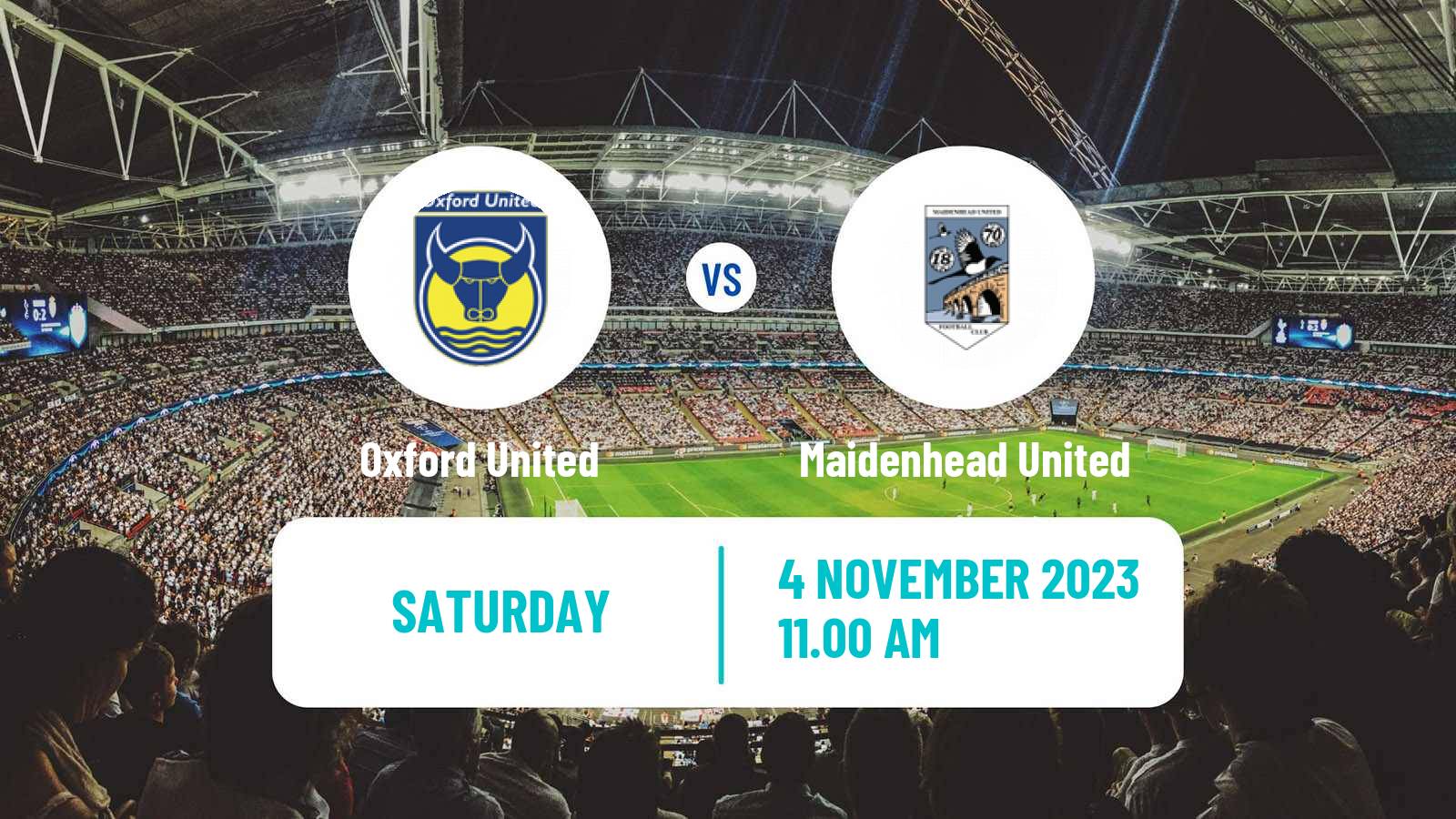 Soccer English FA Cup Oxford United - Maidenhead United