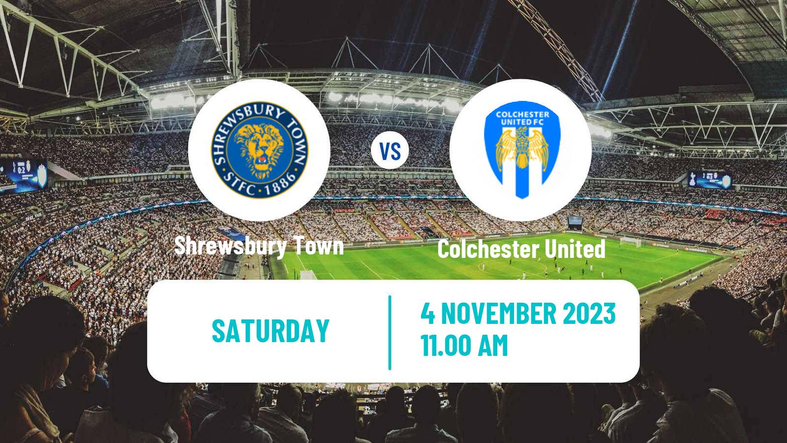 Soccer English FA Cup Shrewsbury Town - Colchester United