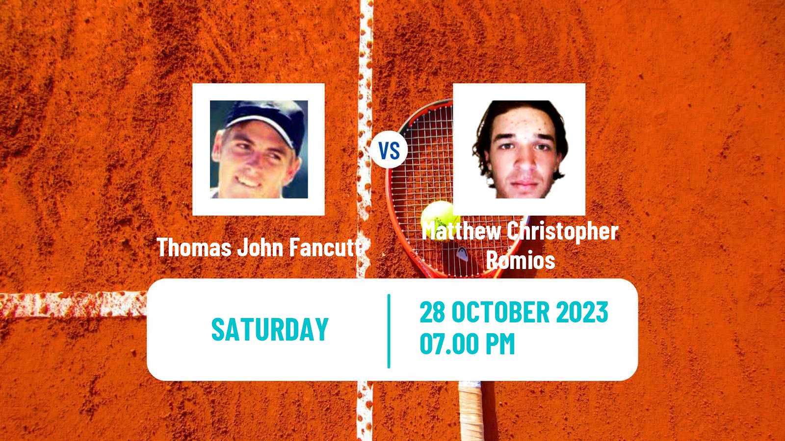 Tennis Sydney Challenger Men Thomas John Fancutt - Matthew Christopher Romios