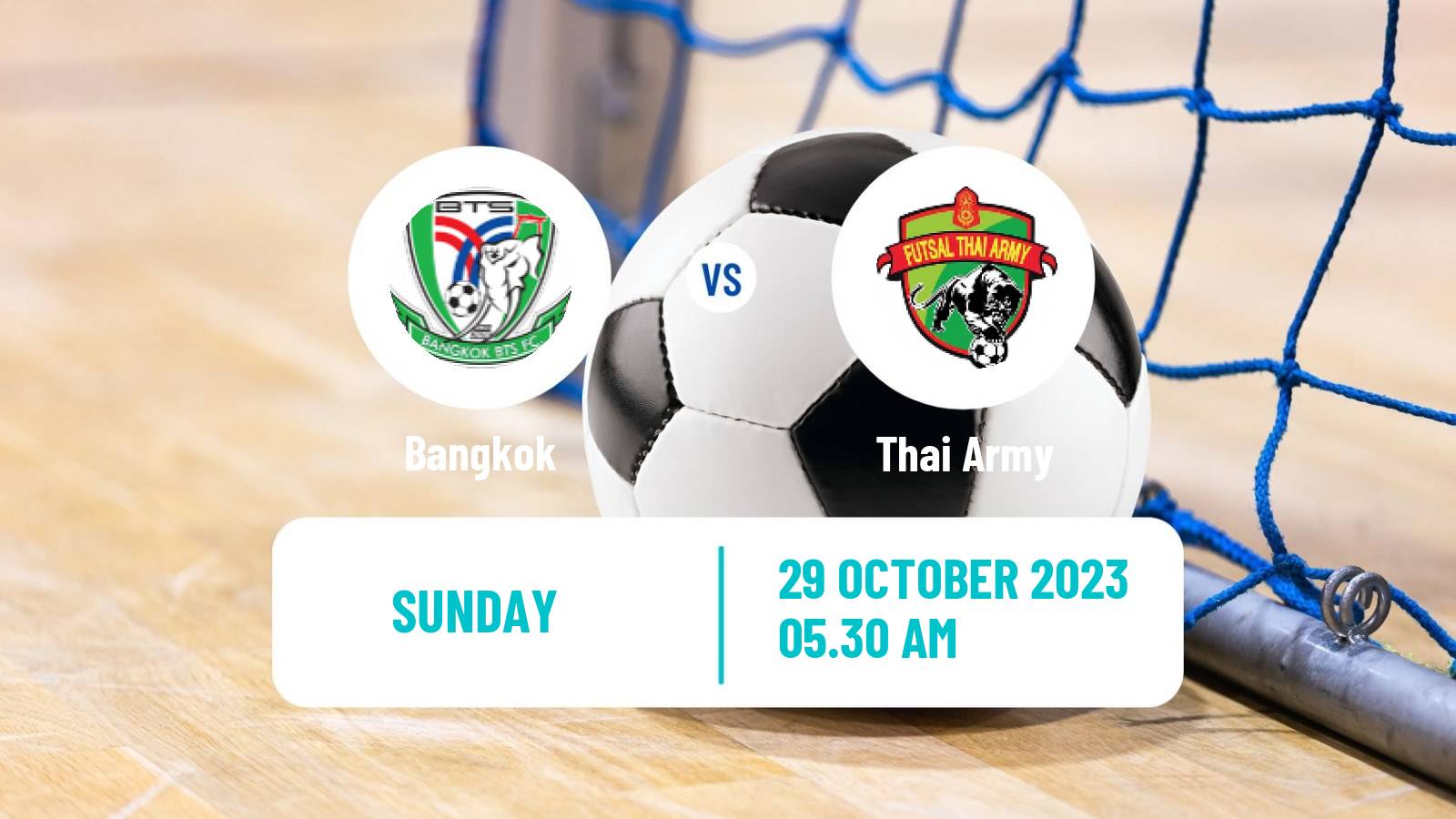 Futsal Thai League Futsal Bangkok - Thai Army