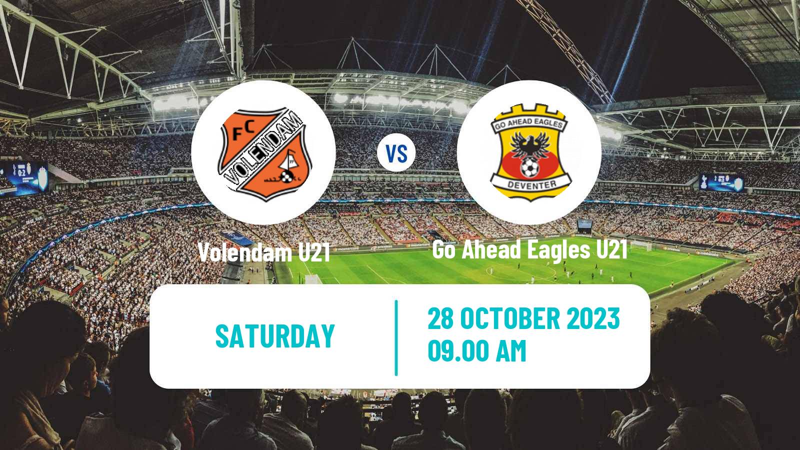 Soccer Dutch Divisie 1 U21 Volendam U21 - Go Ahead Eagles U21