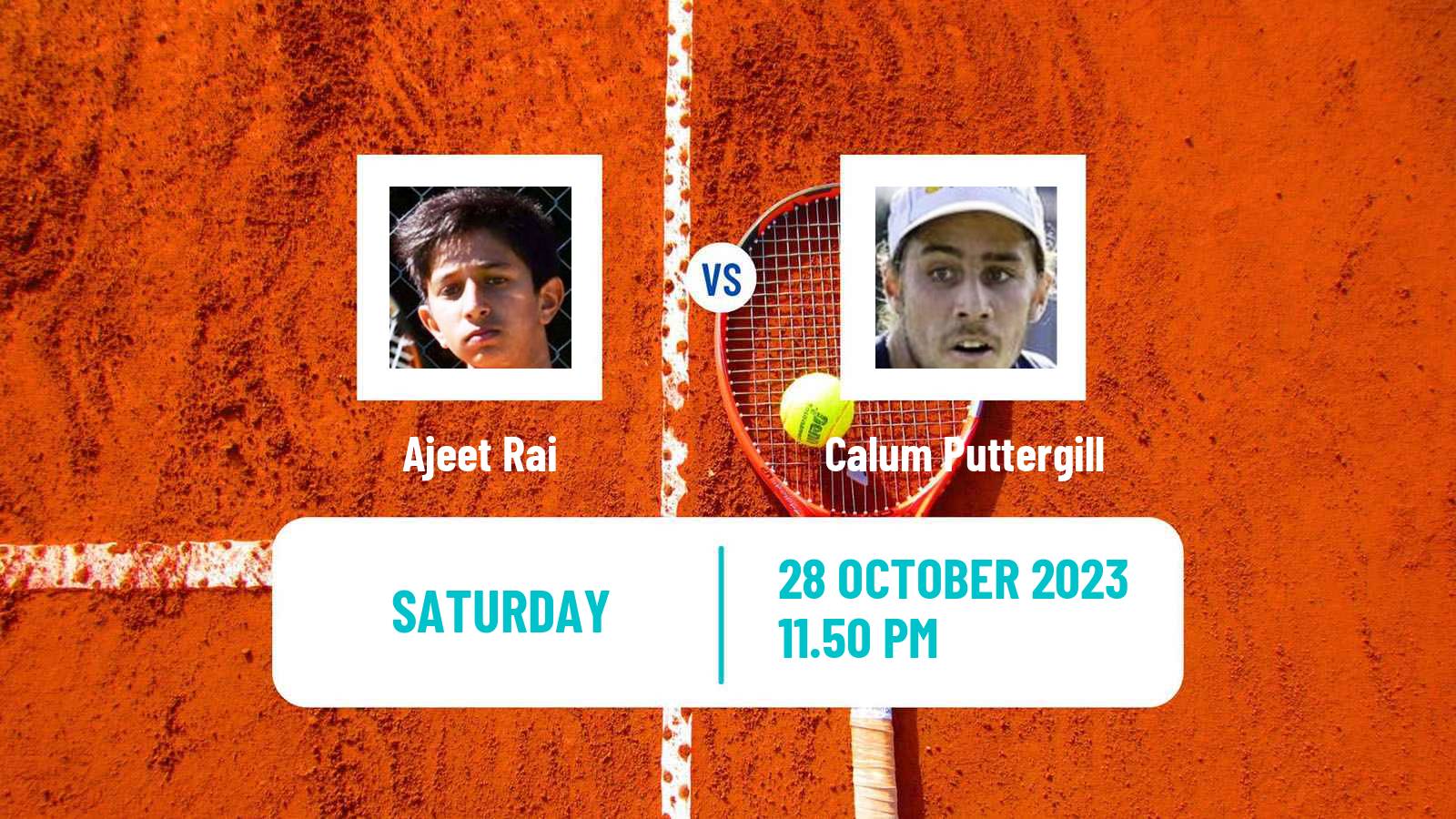 Tennis Sydney Challenger Men Ajeet Rai - Calum Puttergill