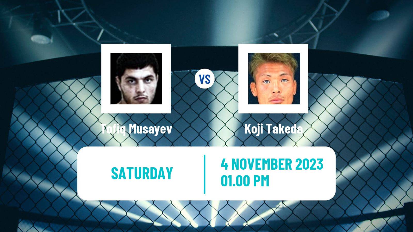 MMA Lightweight Rizin Men Tofiq Musayev - Koji Takeda