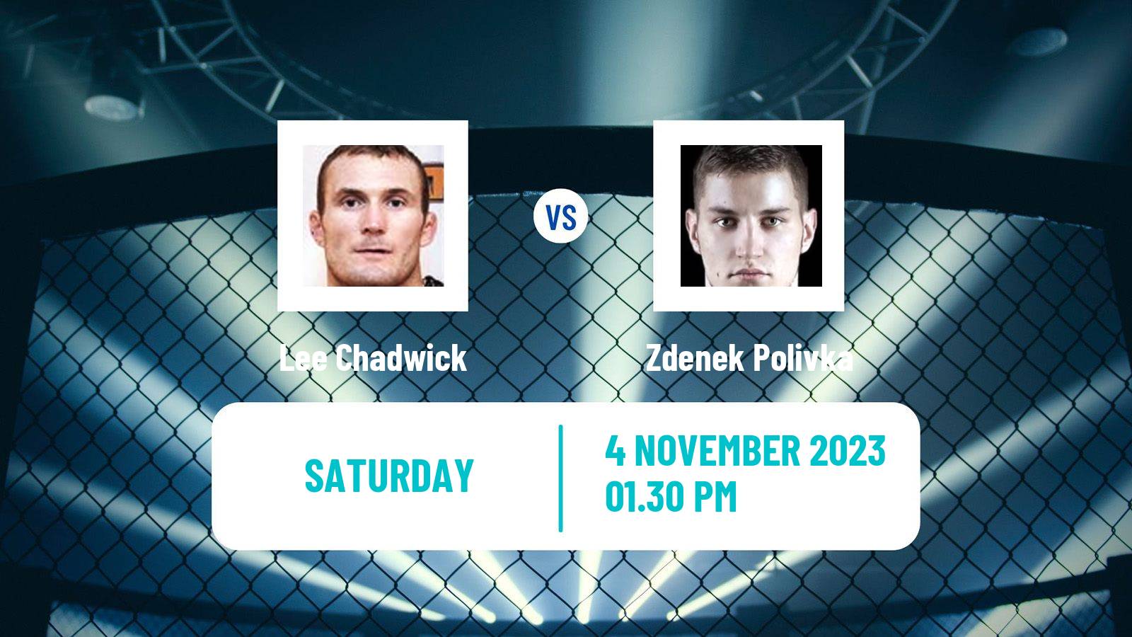MMA Catchweight Oktagon Men Lee Chadwick - Zdenek Polivka