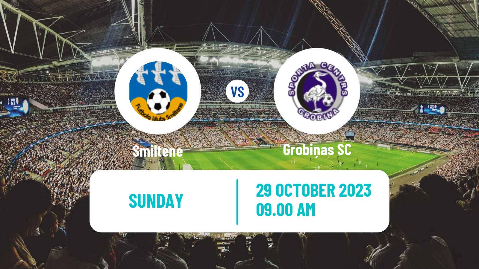 Soccer Latvian 1 Liga Smiltene - Grobiņa