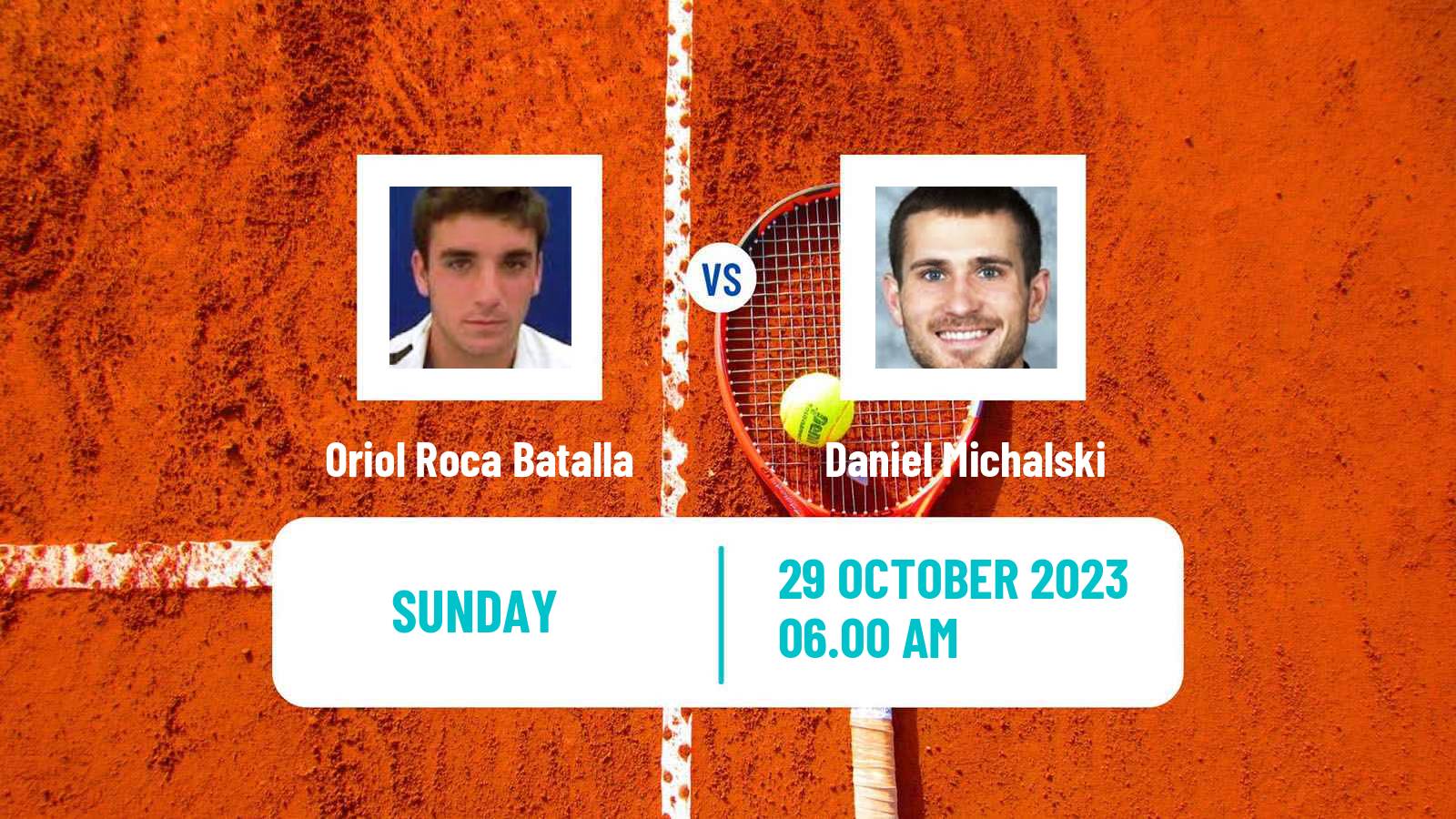 Tennis ITF M25 Santa Margherita Di Pula 11 Men Oriol Roca Batalla - Daniel Michalski