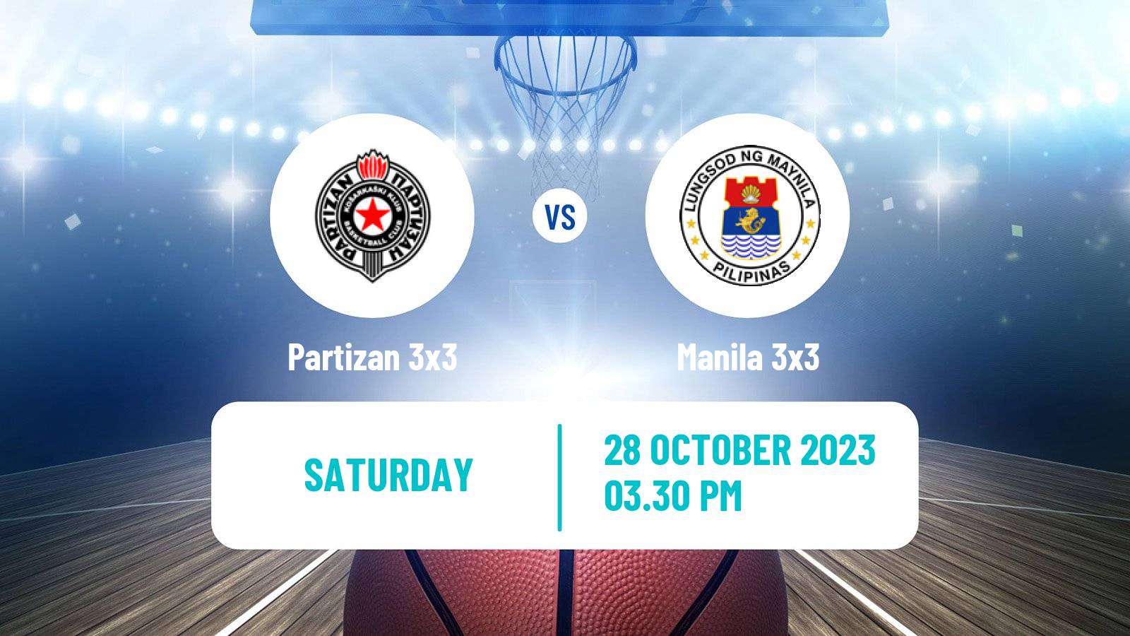 Basketball World Tour Abu Dhabi 3x3 Partizan 3x3 - Manila 3x3