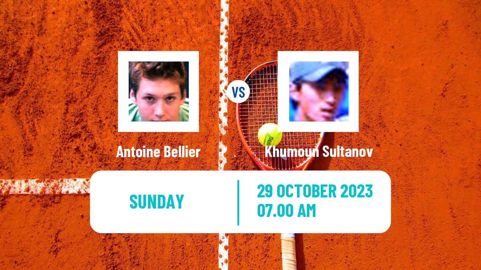 Tennis Ismaning Challenger Men Antoine Bellier - Khumoun Sultanov