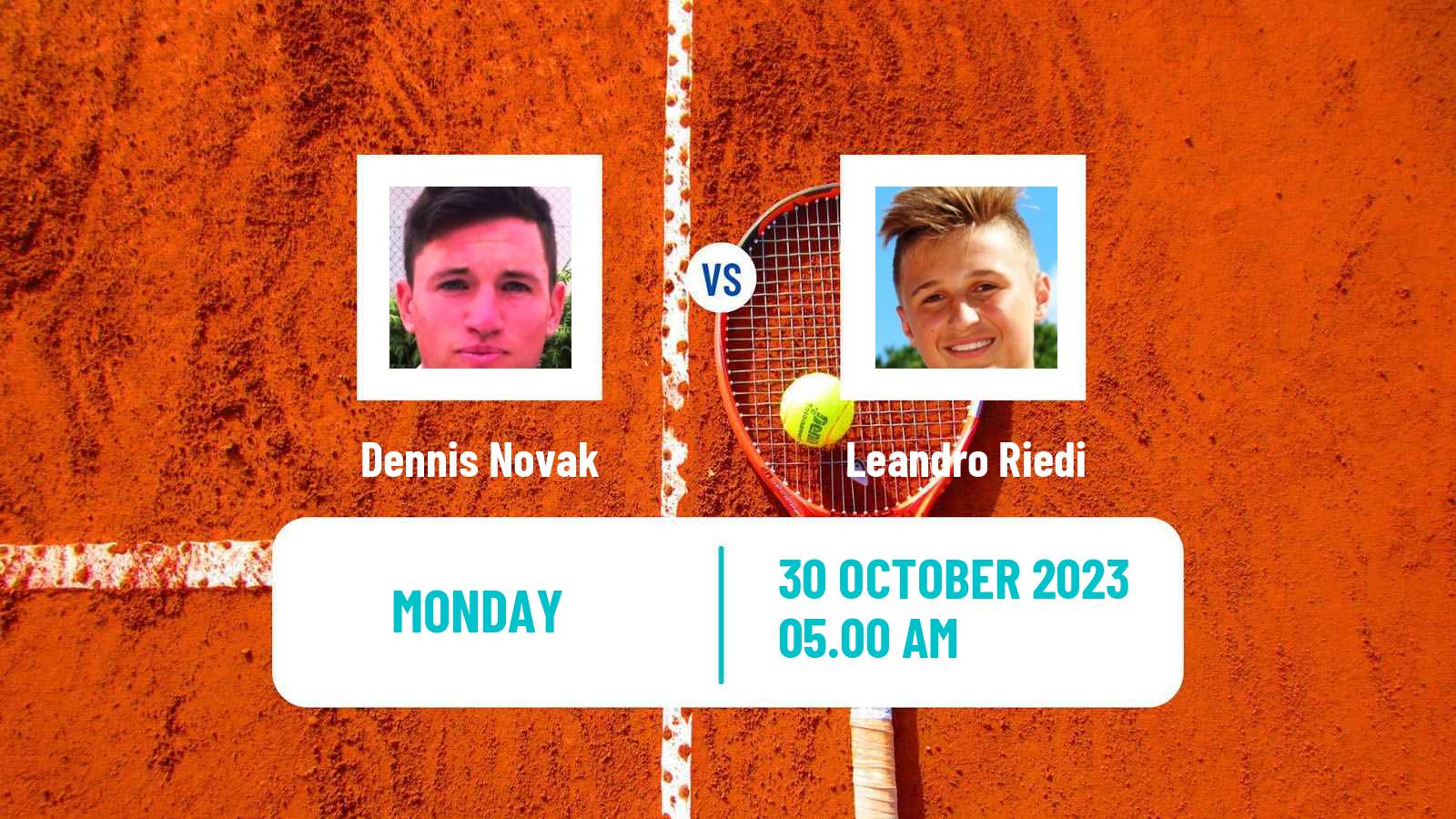 Tennis Bergamo Challenger Men Dennis Novak - Leandro Riedi