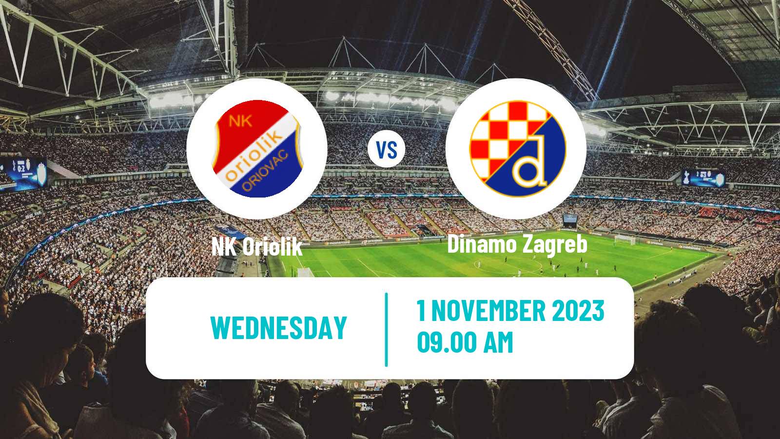 Soccer Croatian Cup Oriolik - Dinamo Zagreb