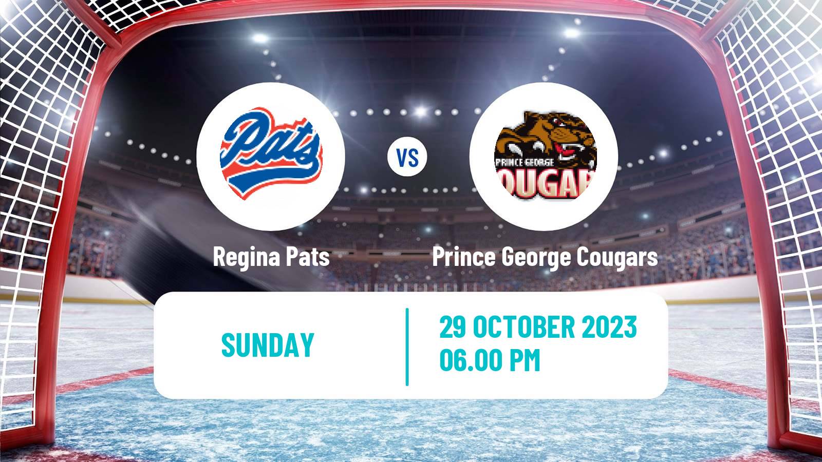 Hockey WHL Regina Pats - Prince George Cougars