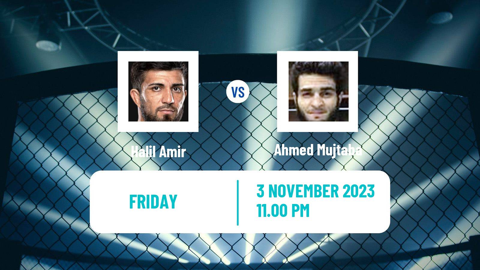 MMA Featherweight One Championship Men Halil Amir - Ahmed Mujtaba