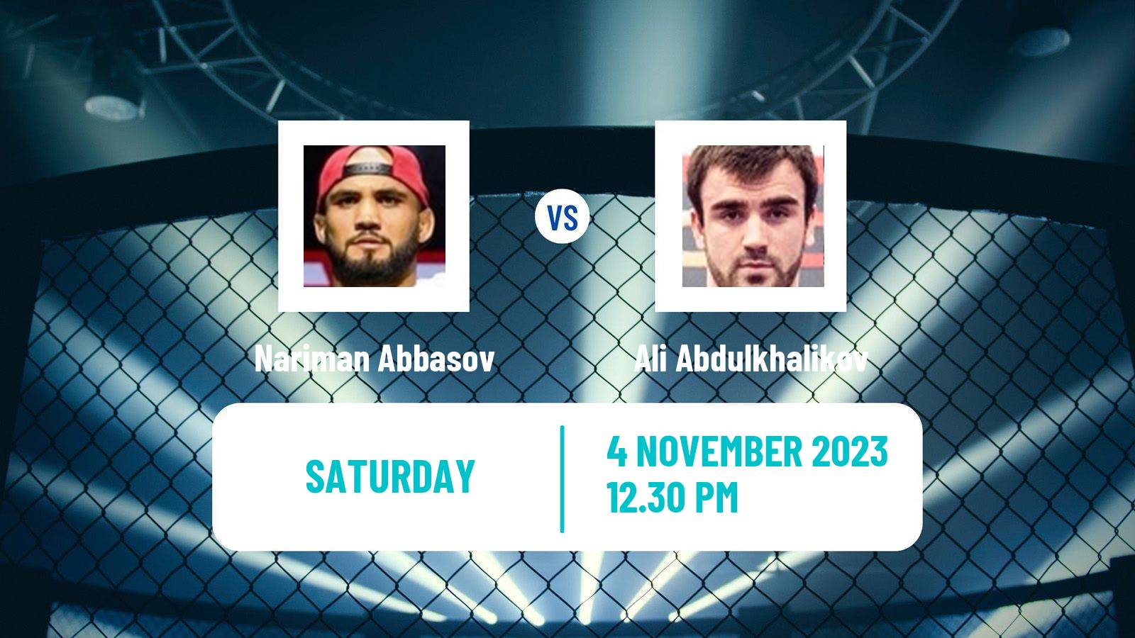 MMA Lightweight Rizin Men Nariman Abbasov - Ali Abdulkhalikov