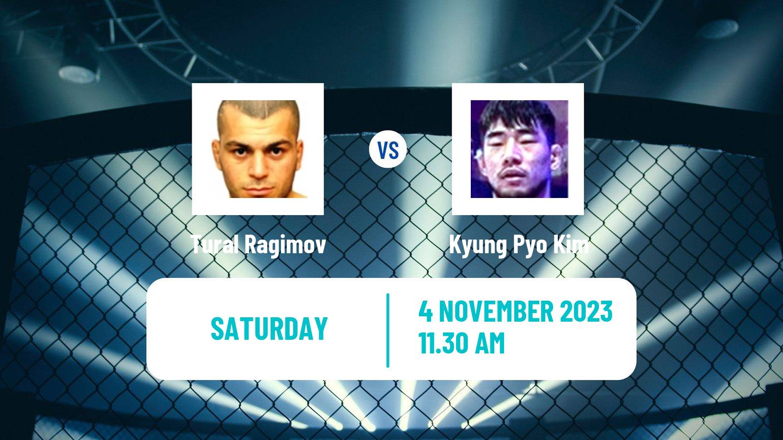 MMA Lightweight Rizin Men Tural Ragimov - Kyung Pyo Kim