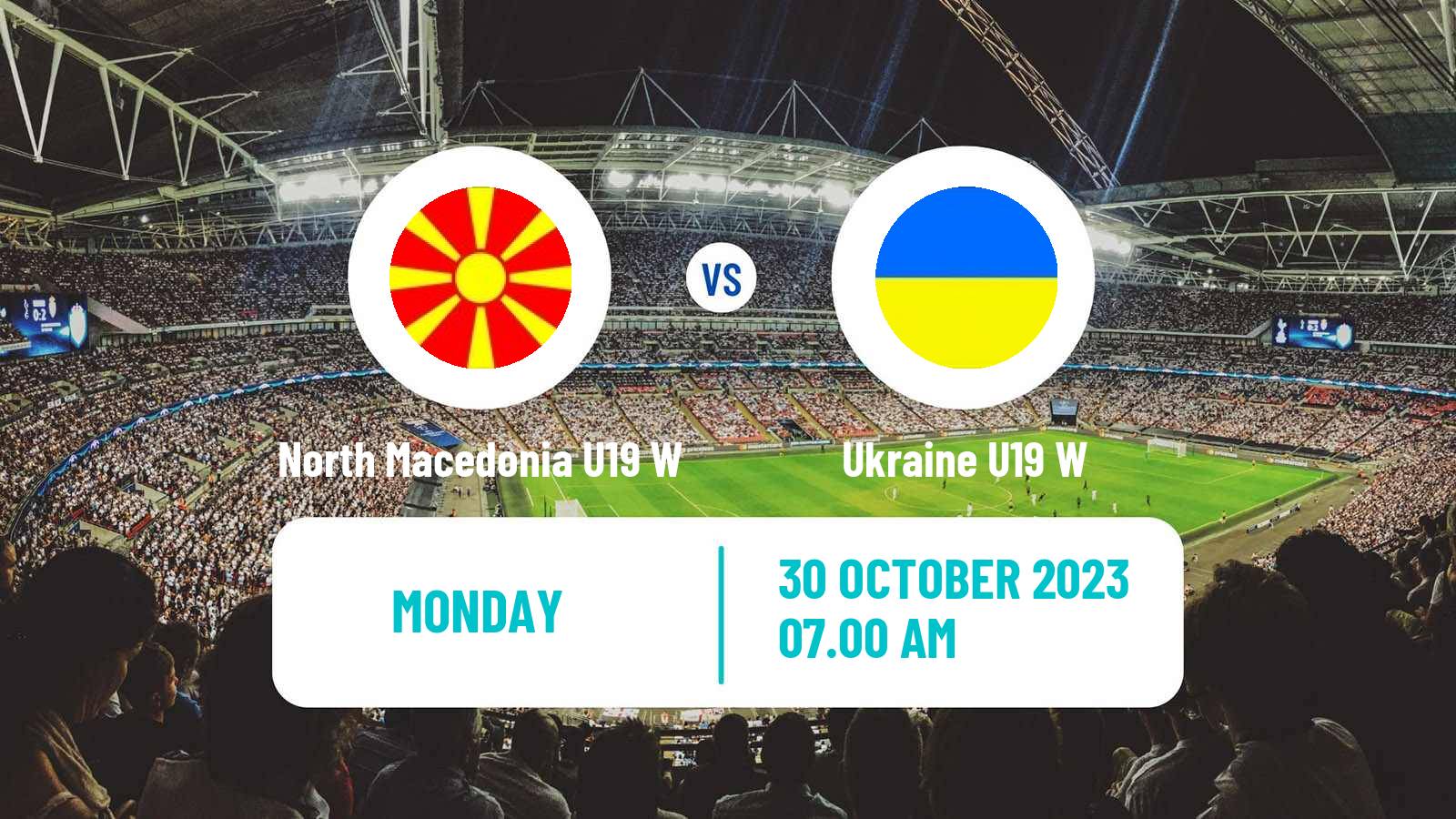 Soccer UEFA Euro U19 Women North Macedonia U19 W - Ukraine U19 W