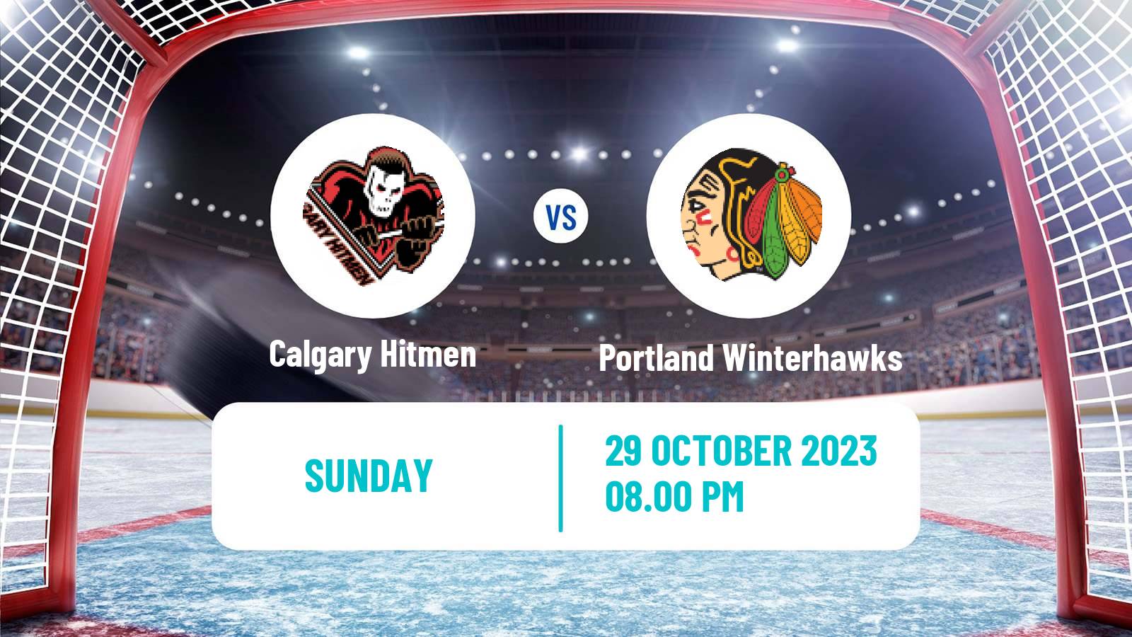 Hockey WHL Calgary Hitmen - Portland Winterhawks