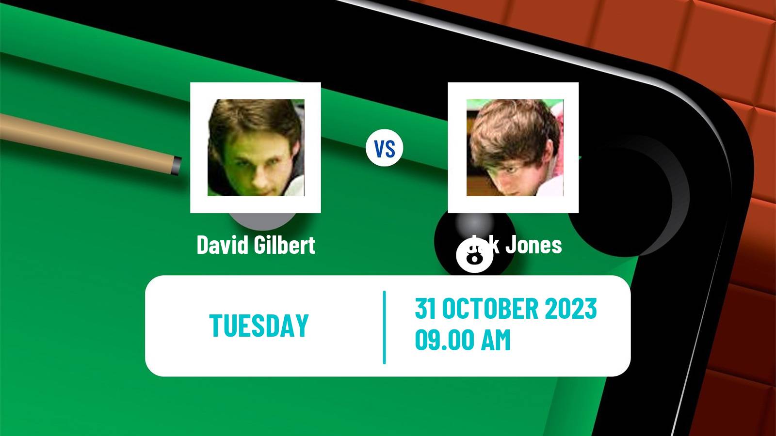 Snooker Scottish Open David Gilbert - Jak Jones