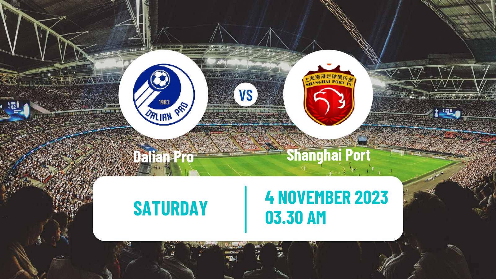 Soccer Chinese Super League Dalian Pro - Shanghai Port