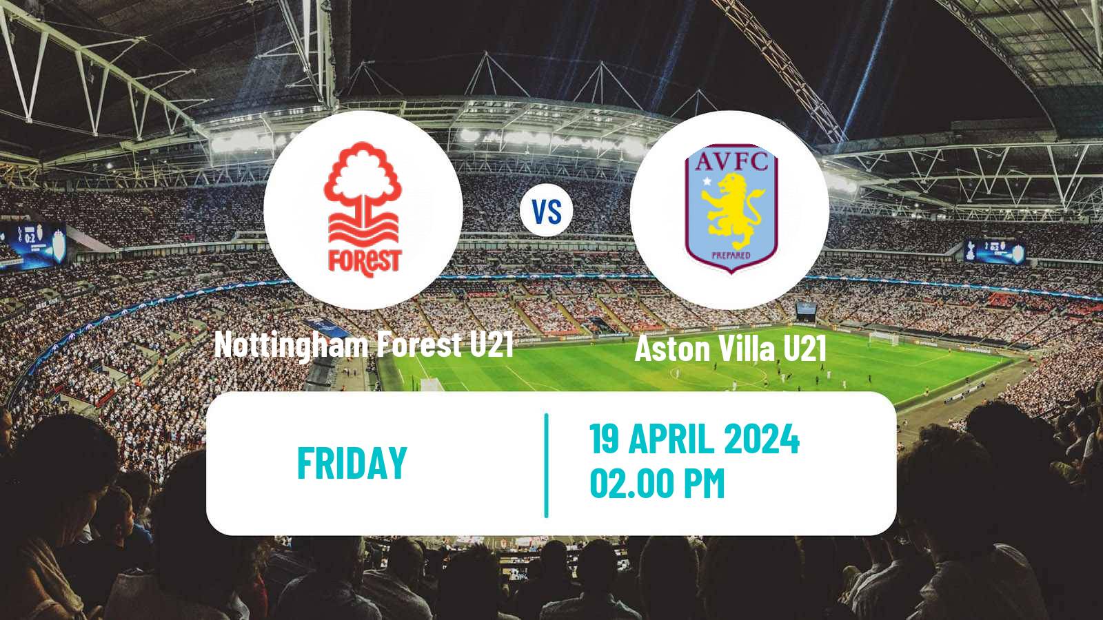 Soccer English Premier League 2 Nottingham Forest U21 - Aston Villa U21