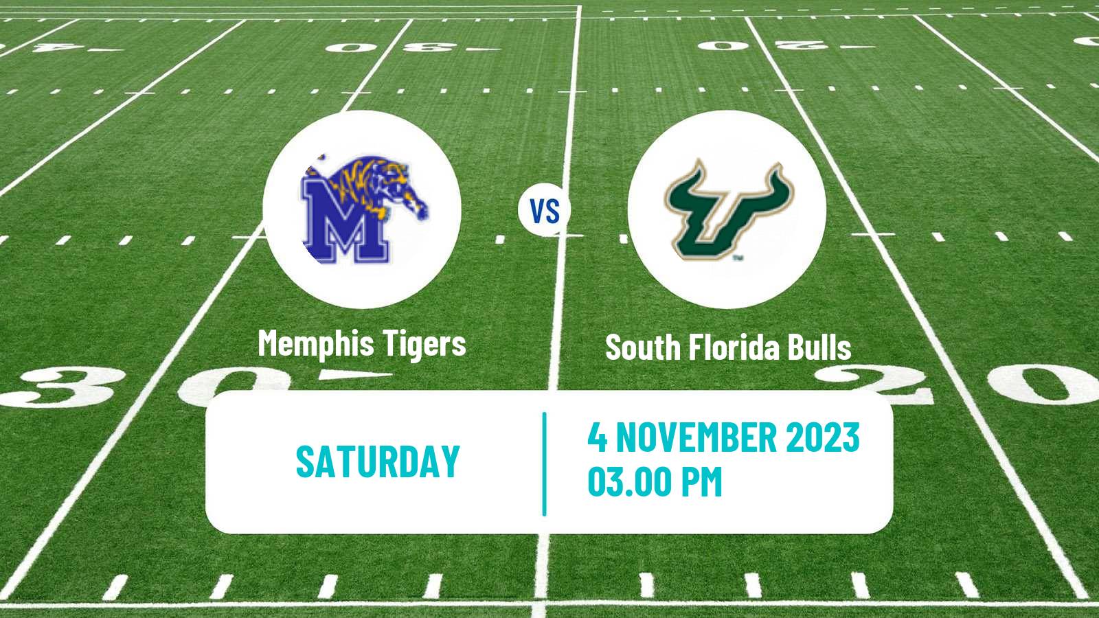 American football NCAA College Football Memphis Tigers - South Florida Bulls