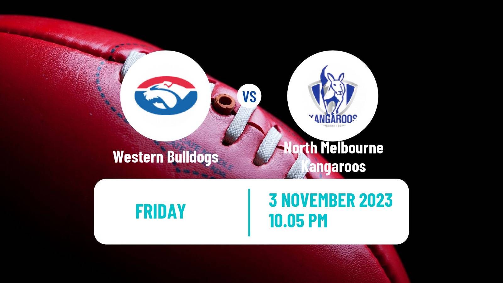 Aussie rules AFL Women Western Bulldogs - North Melbourne Kangaroos