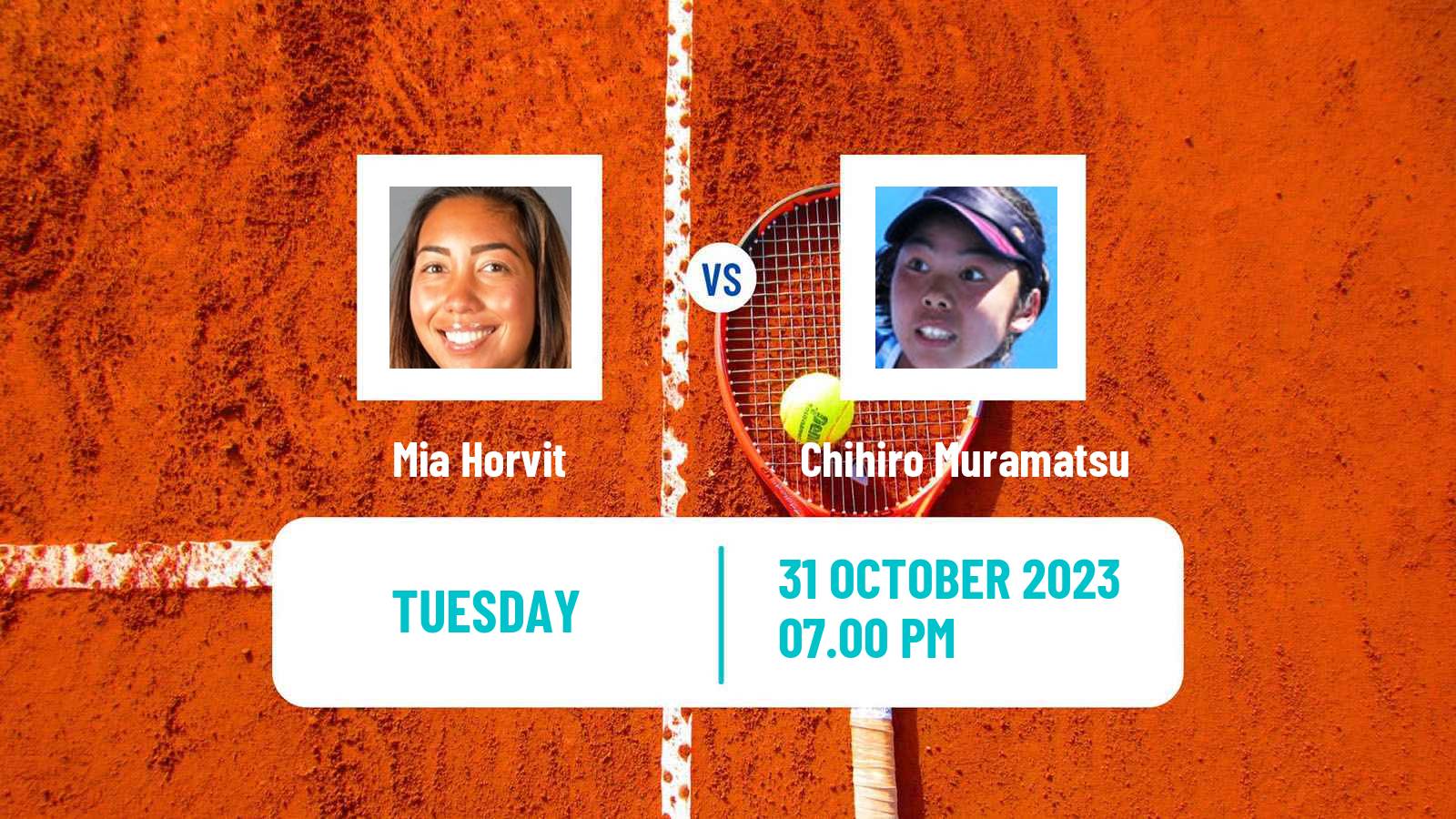 Tennis ITF W60 Sydney Women Mia Horvit - Chihiro Muramatsu