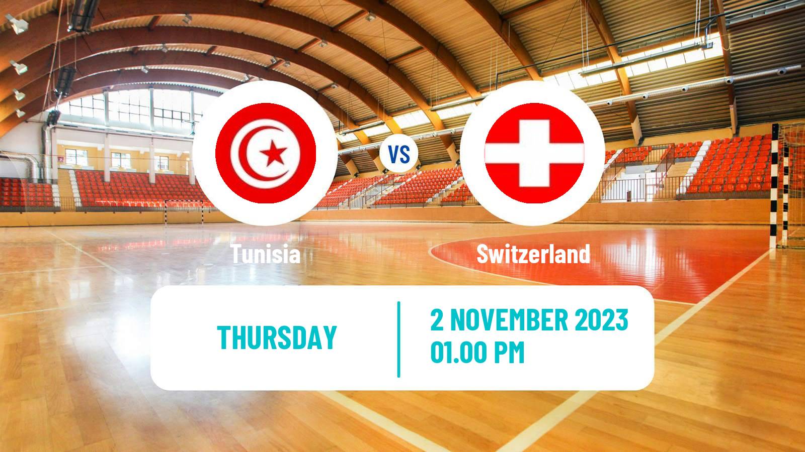 Handball Friendly International Handball Tunisia - Switzerland