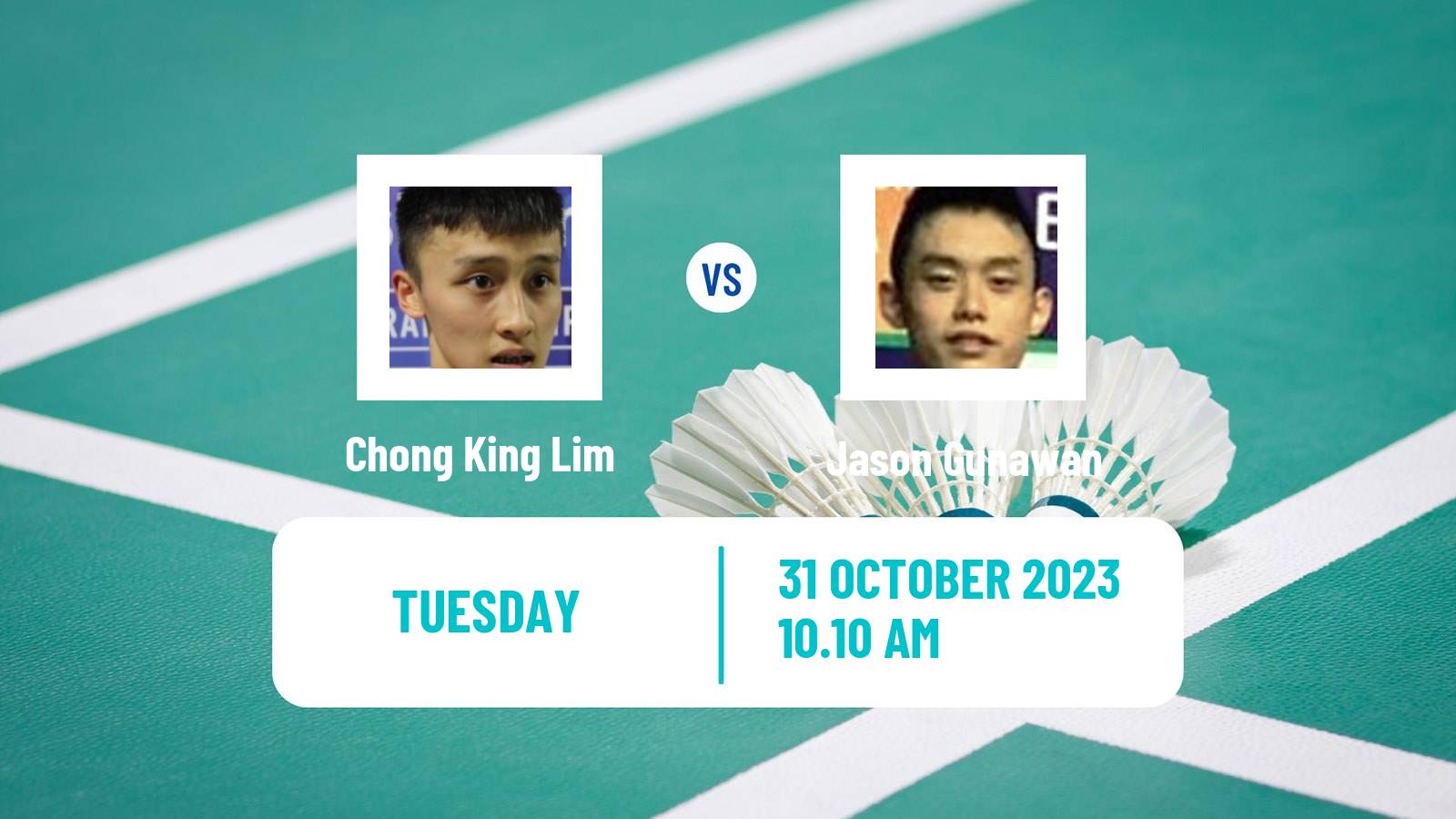 Badminton BWF World Tour Kl Masters Malaysia Super 100 Men Chong King Lim - Jason Gunawan