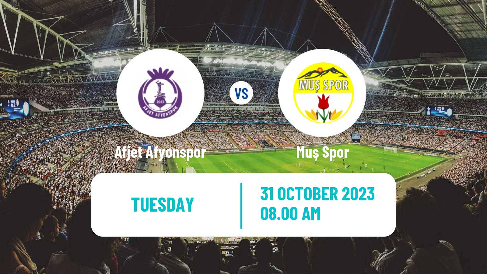 Soccer Turkish Cup Afjet Afyonspor - Muş Spor