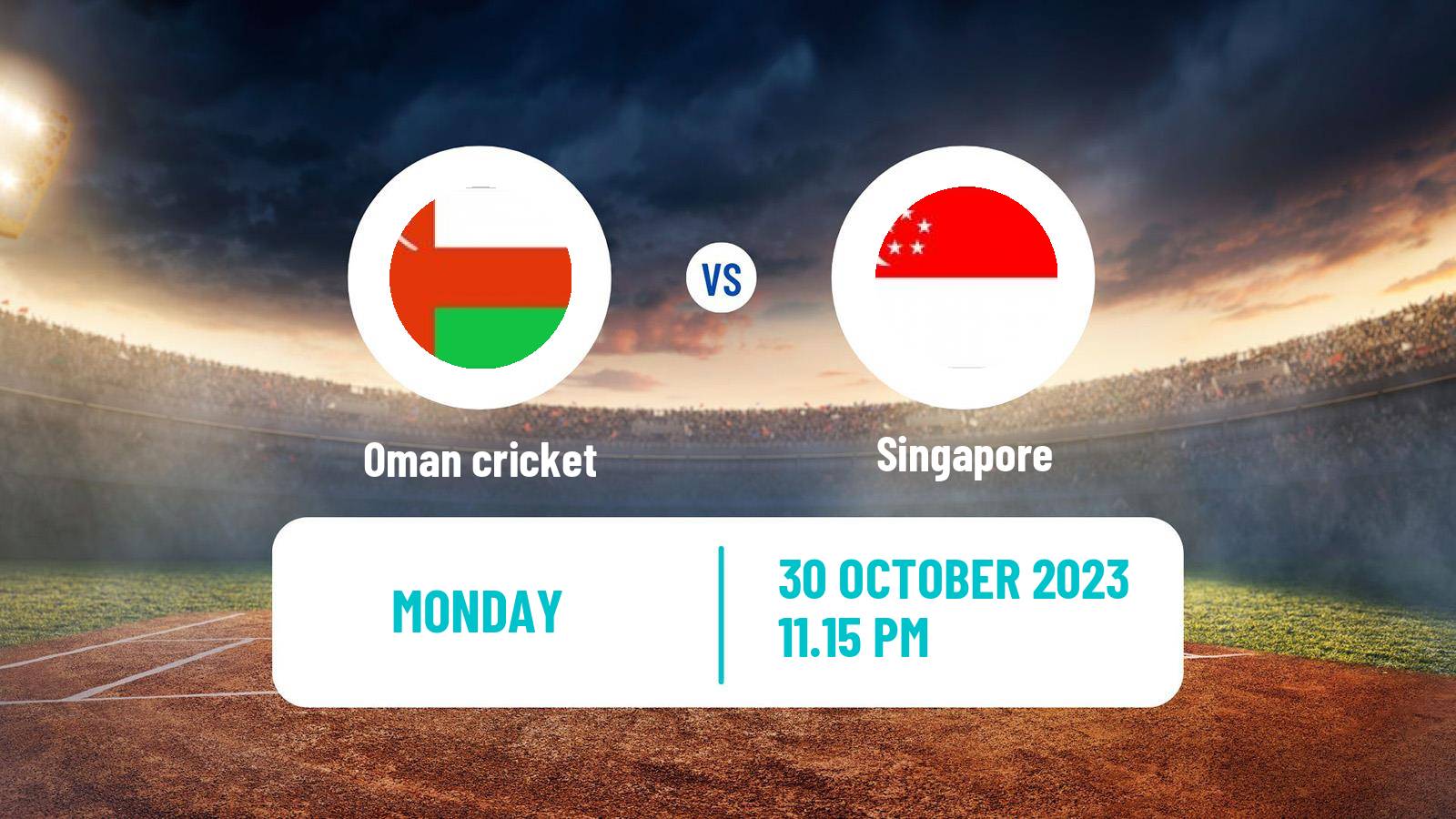 Cricket ICC World Twenty20 Oman - Singapore