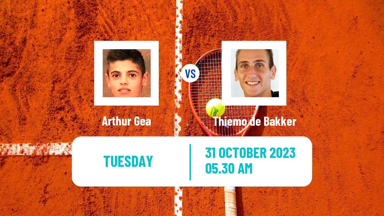 Tennis ITF M25 Heraklion Men Arthur Gea - Thiemo de Bakker