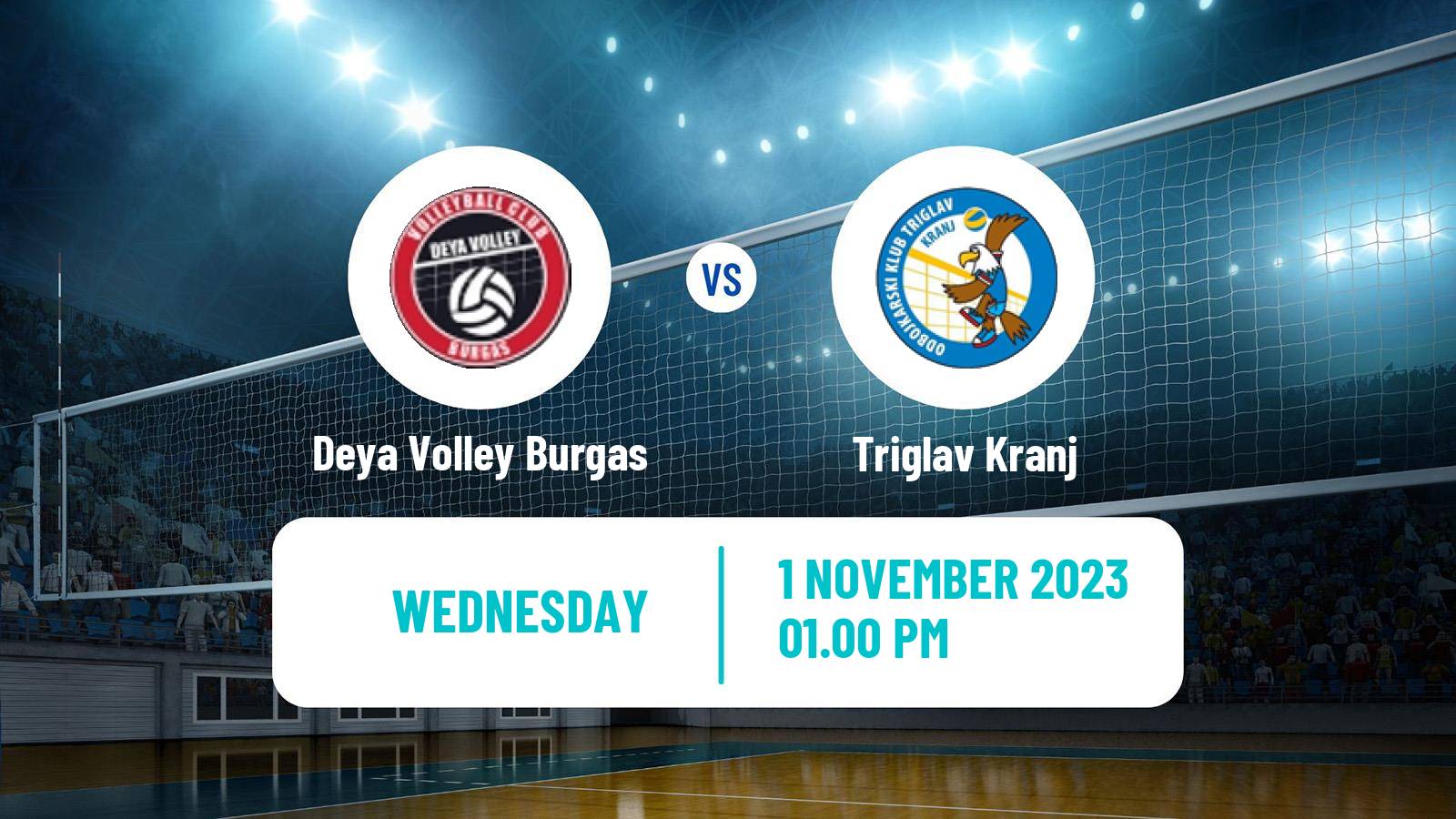 Volleyball CEV Challenge Cup Deya Volley Burgas - Triglav Kranj