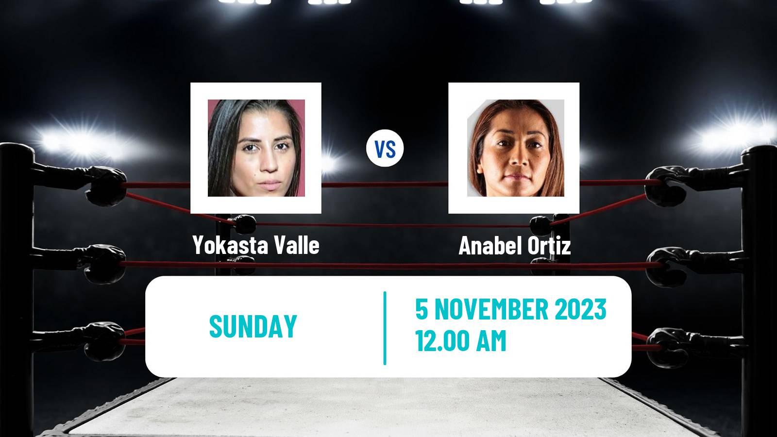Boxing Minimum Others Matches Women Yokasta Valle - Anabel Ortiz