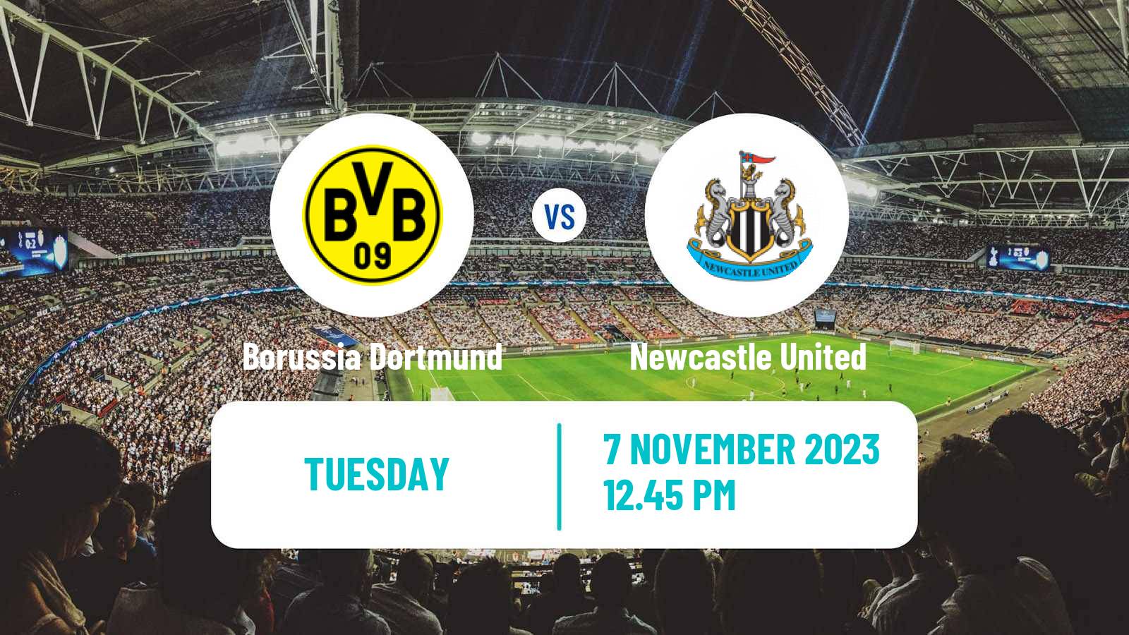 Soccer UEFA Champions League Borussia Dortmund - Newcastle United