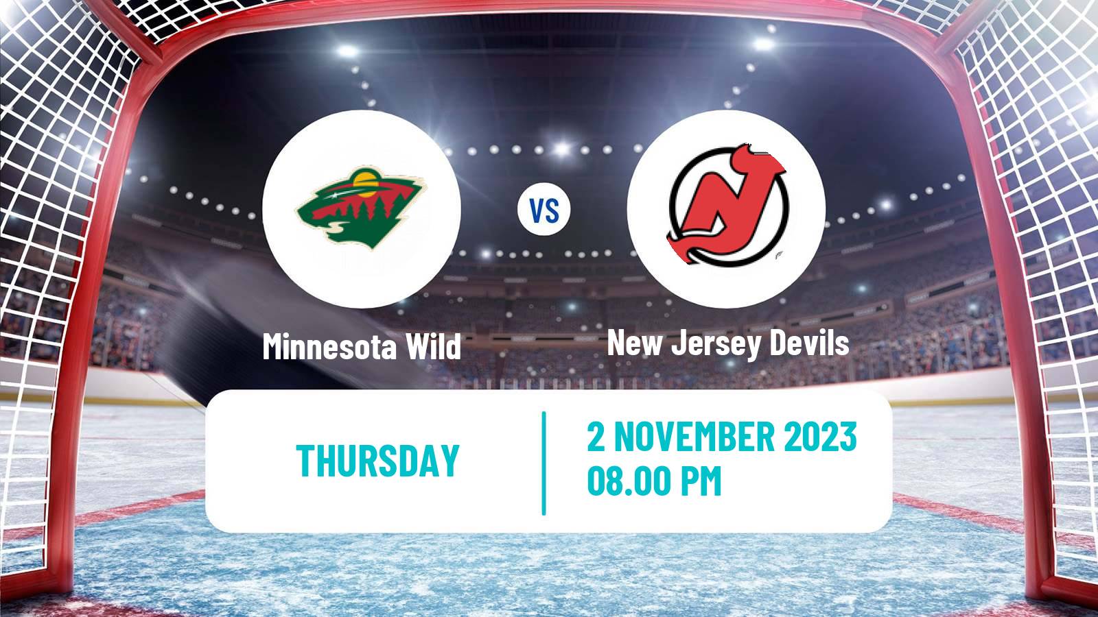Hockey NHL Minnesota Wild - New Jersey Devils