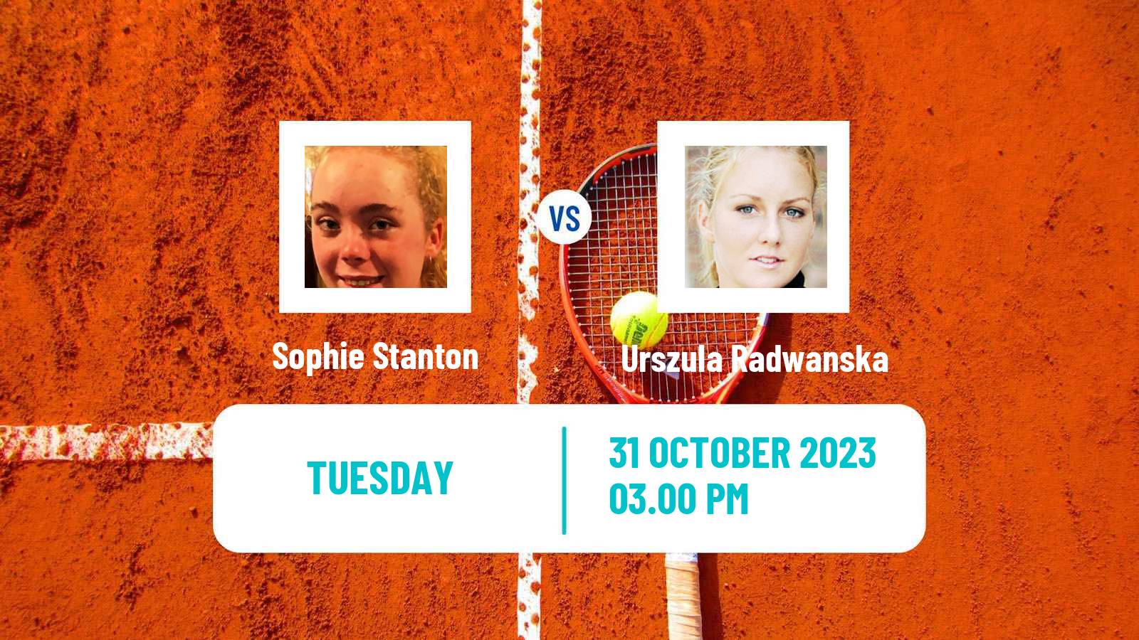 Tennis ITF W25 Edmonton Women Sophie Stanton - Urszula Radwanska