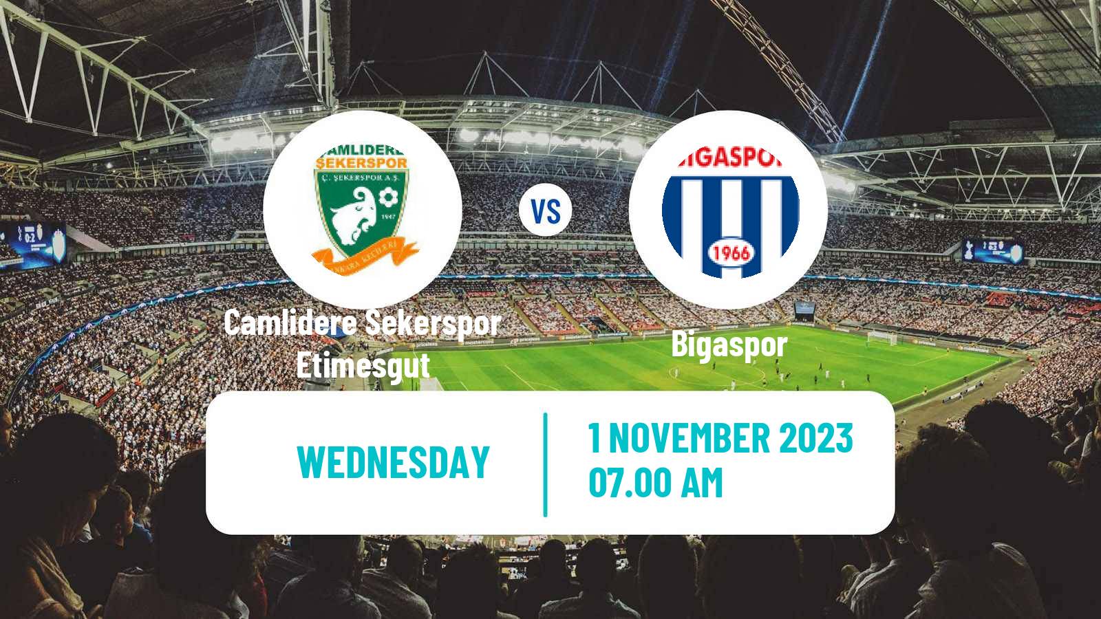 Soccer Turkish Cup Camlidere Sekerspor Etimesgut - Bigaspor