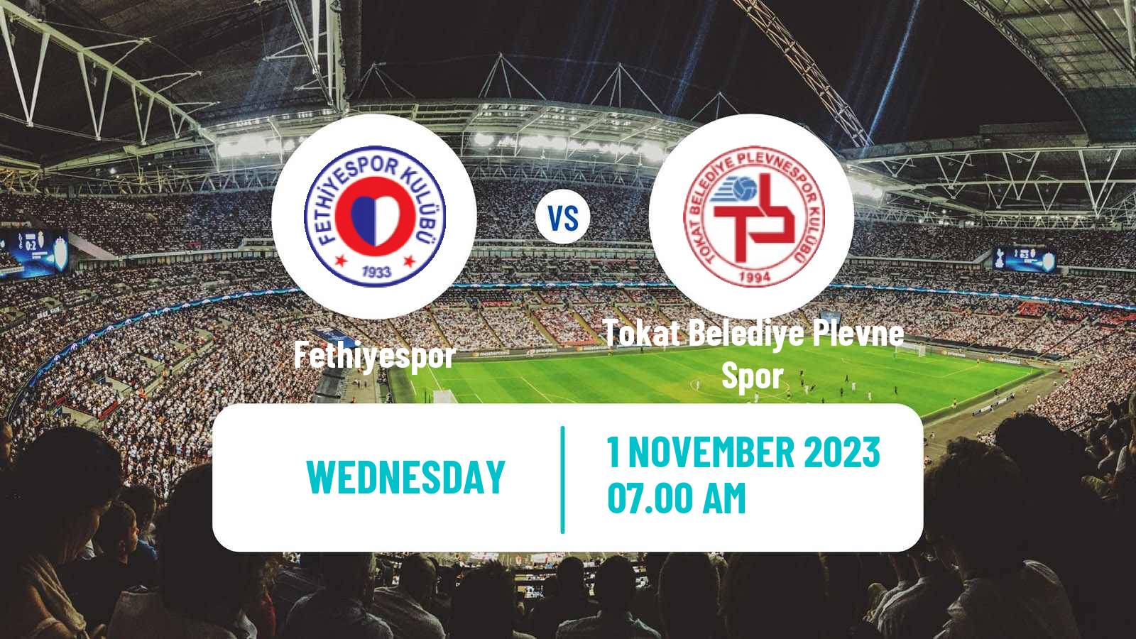 Soccer Turkish Cup Fethiyespor - Tokat Belediye Plevne Spor
