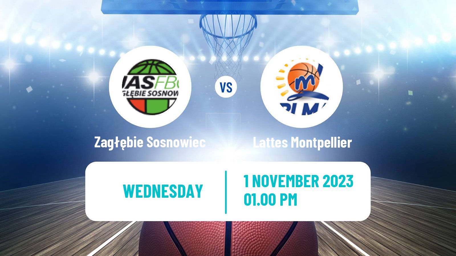 Basketball Eurocup Women Zagłębie Sosnowiec - Lattes Montpellier