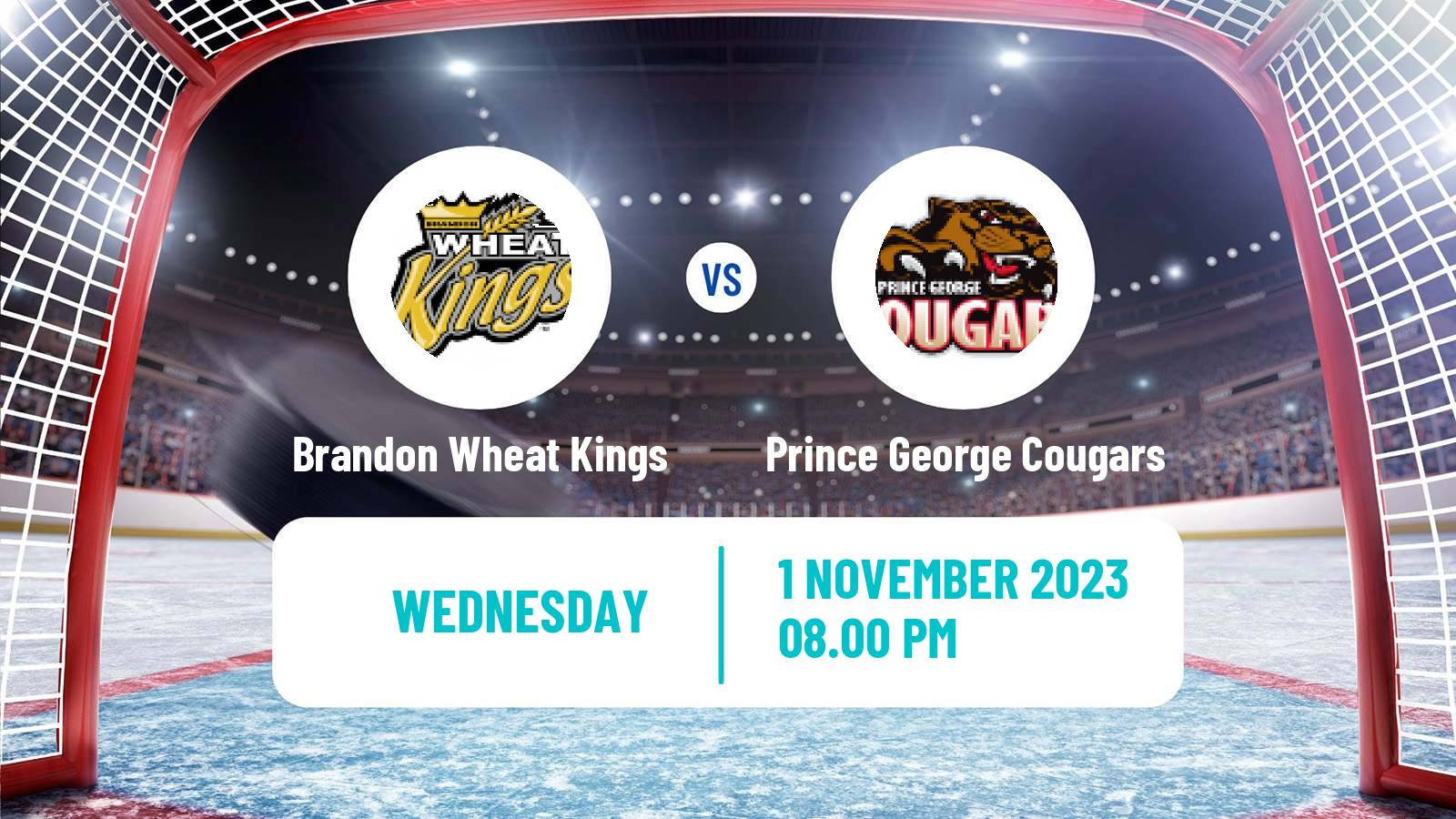 Hockey WHL Brandon Wheat Kings - Prince George Cougars