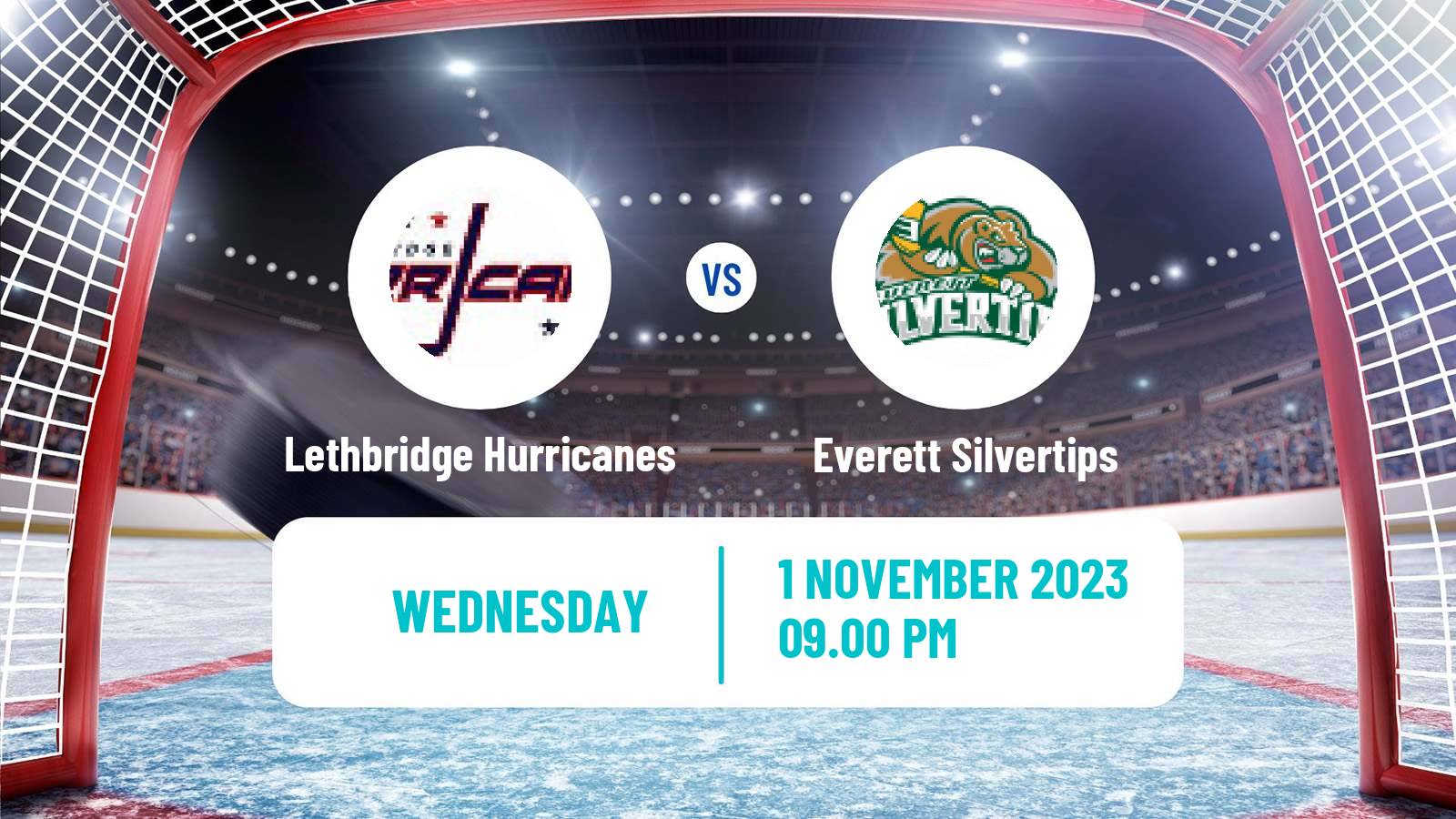 Hockey WHL Lethbridge Hurricanes - Everett Silvertips