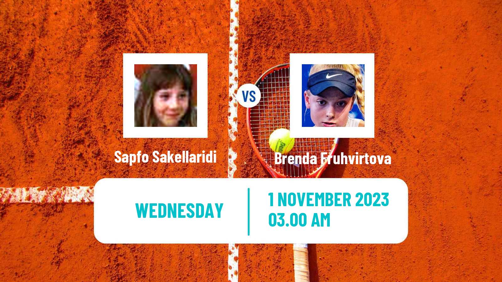 Tennis ITF W40 Heraklion Women Sapfo Sakellaridi - Brenda Fruhvirtova