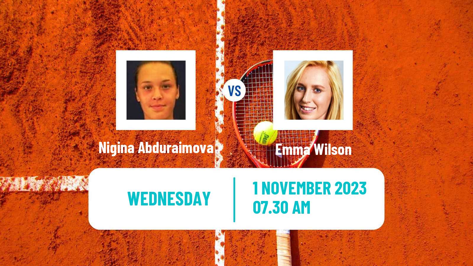 Tennis ITF W25 Sunderland Women Nigina Abduraimova - Emma Wilson