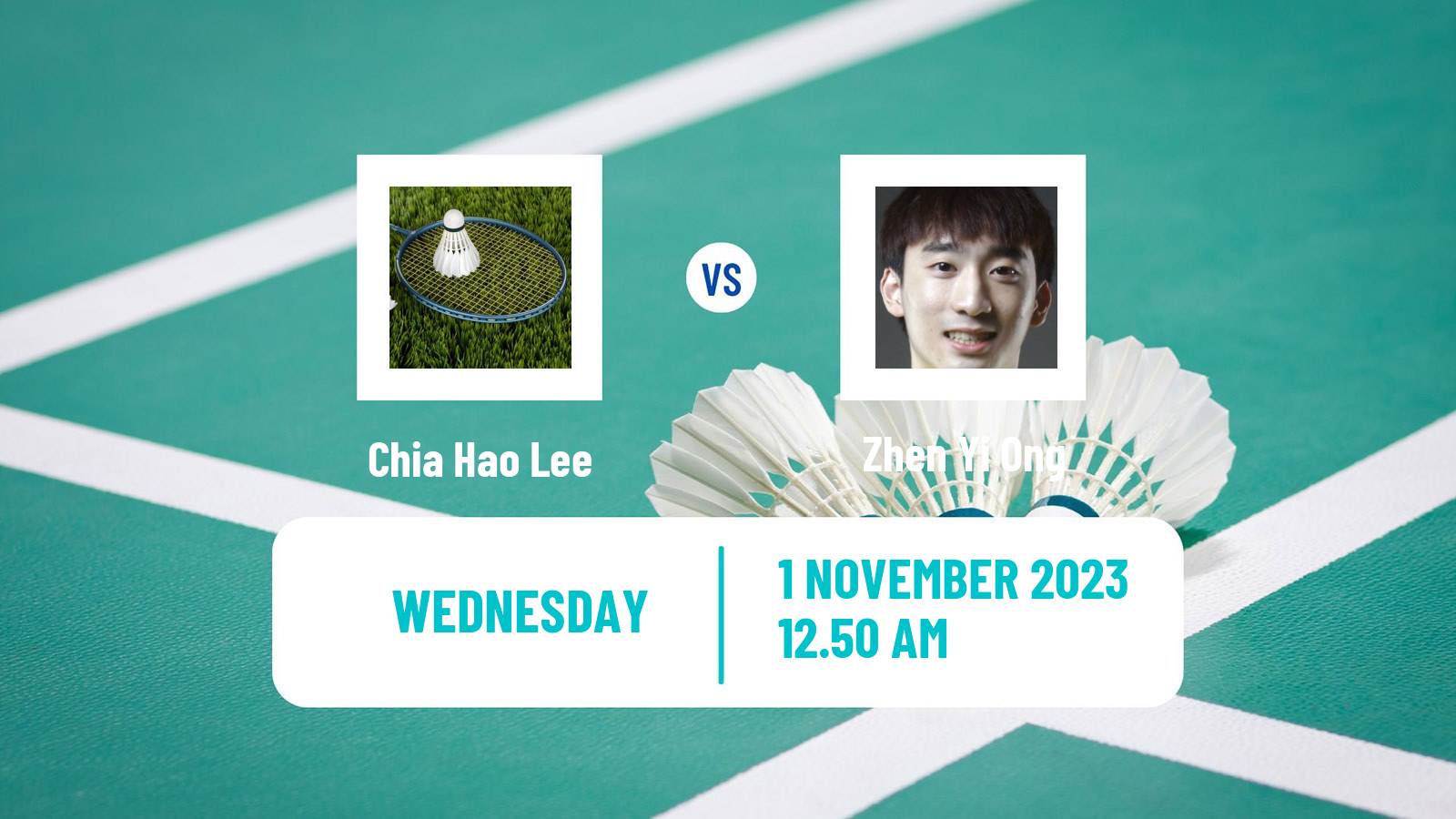 Badminton BWF World Tour Kl Masters Malaysia Super 100 Men Chia Hao Lee - Zhen Yi Ong