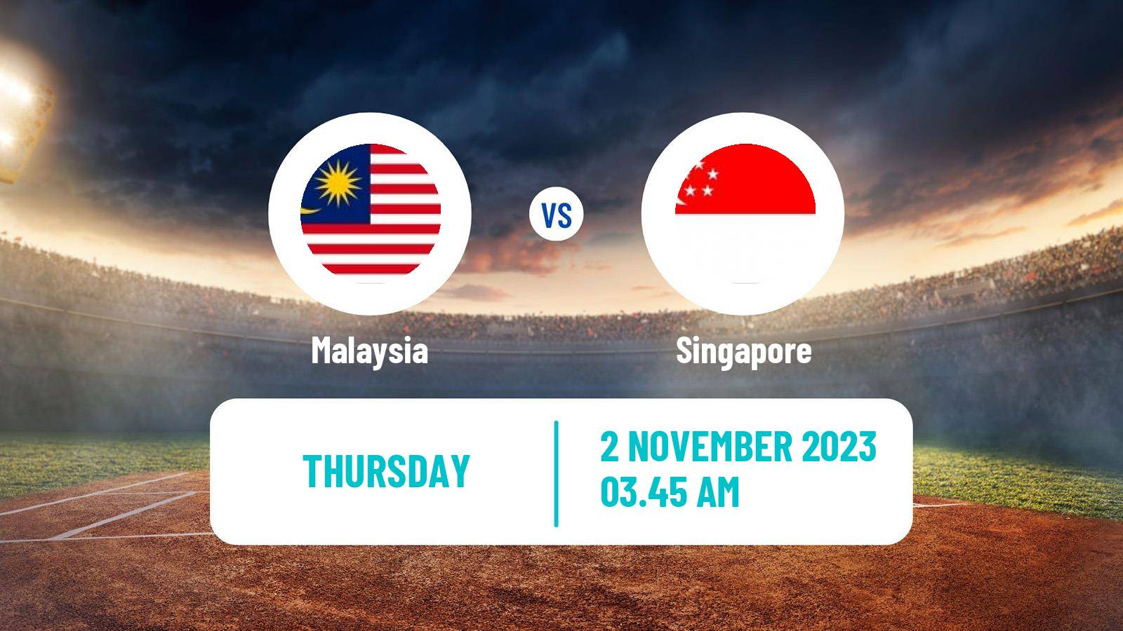 Cricket ICC World Twenty20 Malaysia - Singapore
