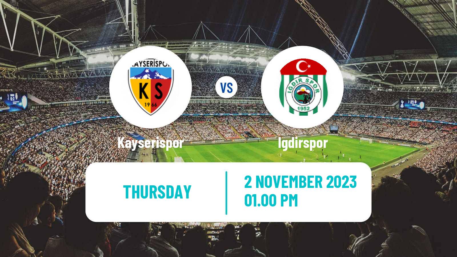 Soccer Turkish Cup Kayserispor - Igdirspor