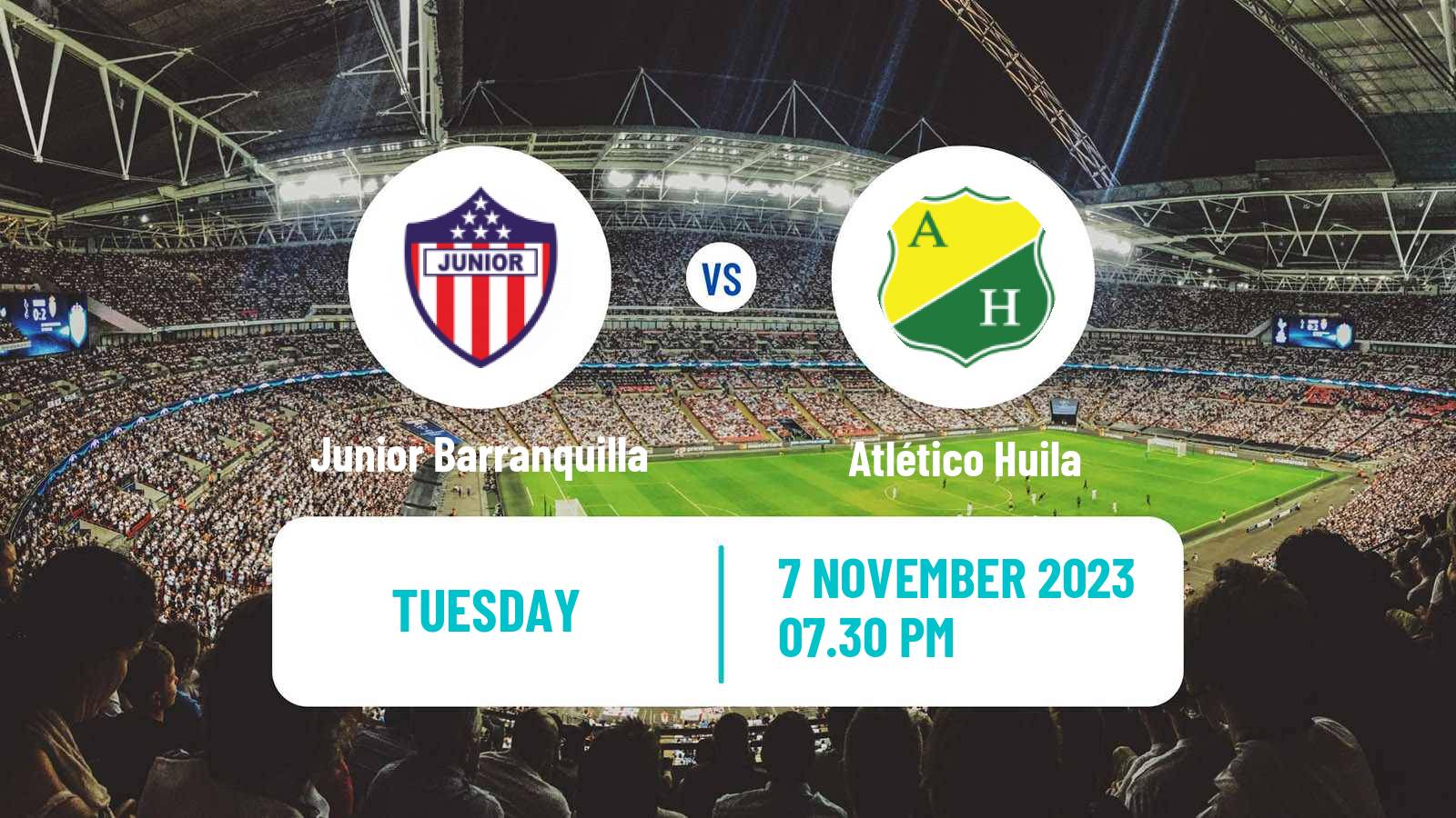 Soccer Colombian Primera A Junior Barranquilla - Atlético Huila