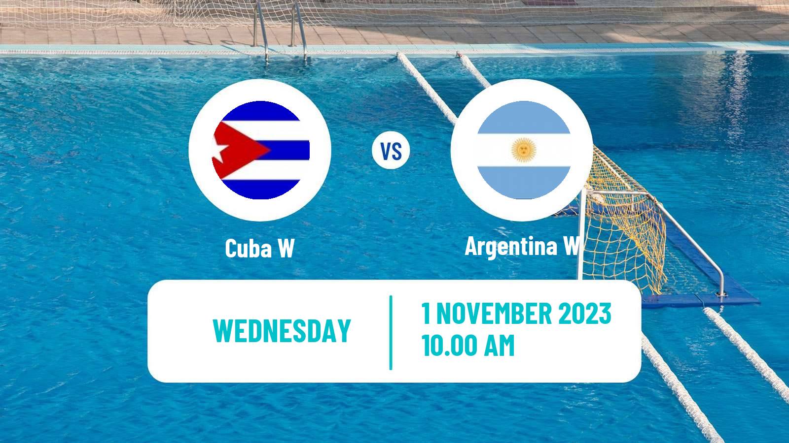 Water polo Pan American Games Water Polo Women Cuba W - Argentina W