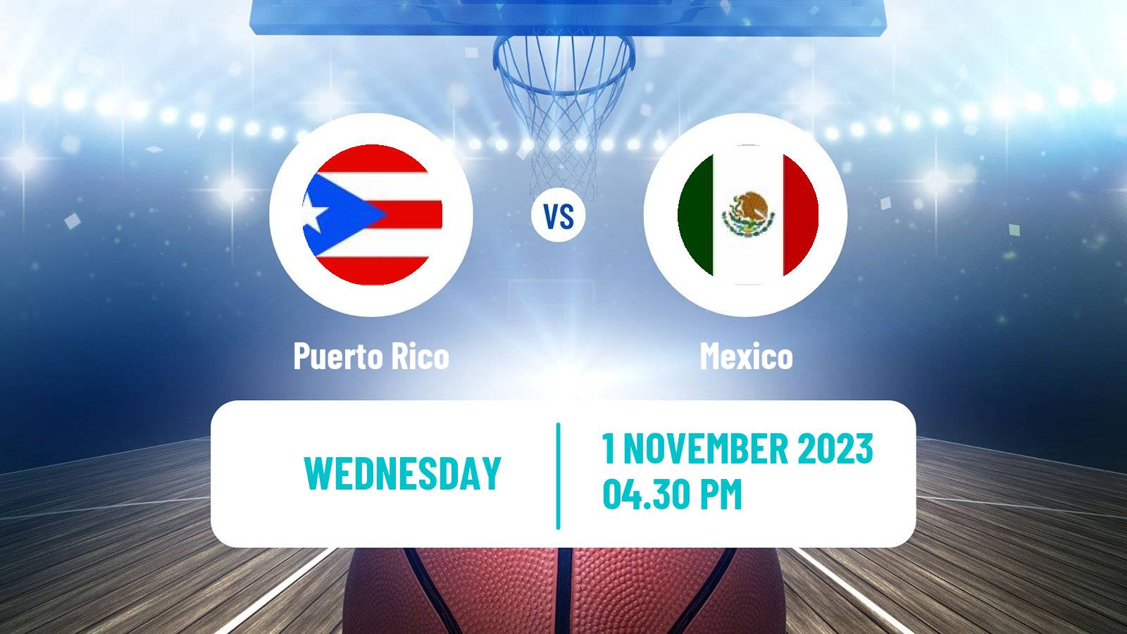 Basketball Pan American Games Basketball Puerto Rico - Mexico